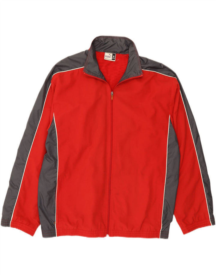 Puma Veste de Survêtement Homme XL Rouge Colourblock