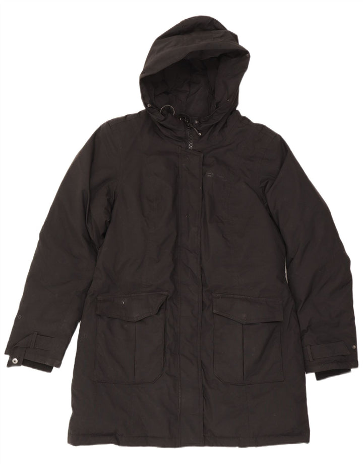Mountain Warehouse Manteau rembourré à capuche pour femme UK 44 Large Noir Polyester