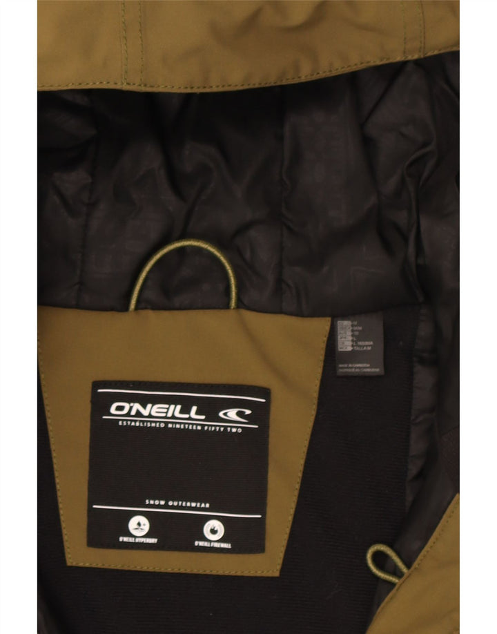 O'Neill Veste Parka à capuche pour femme UK 14 Large Kaki Polyester