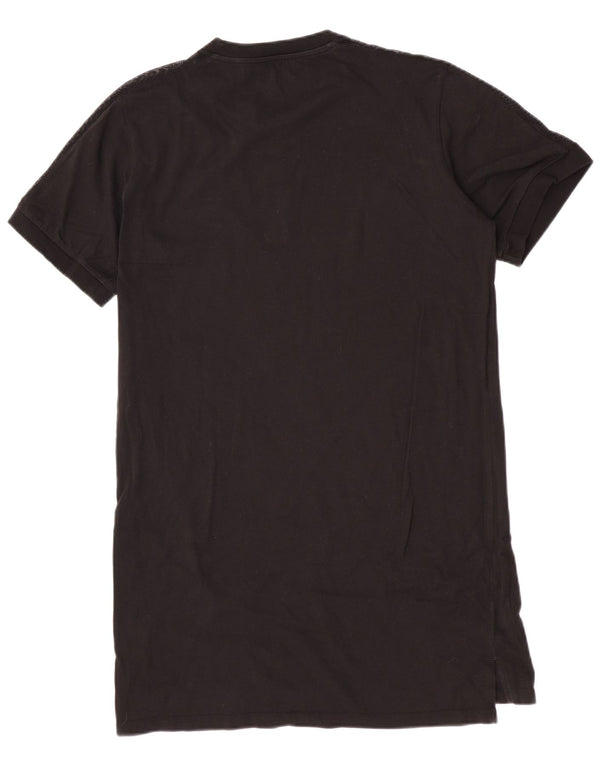 Puma Robe t-shirt surdimensionnée pour femme UK 16 Large Noir