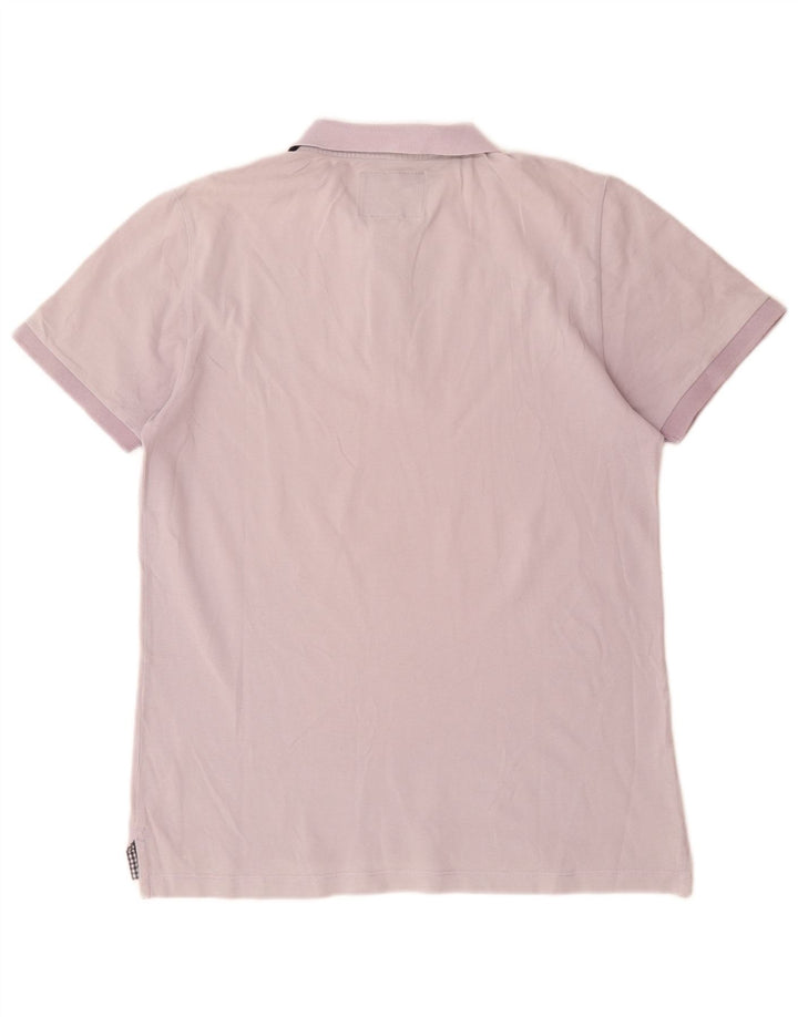 Woolrich Polo Homme Violet Moyen Coton