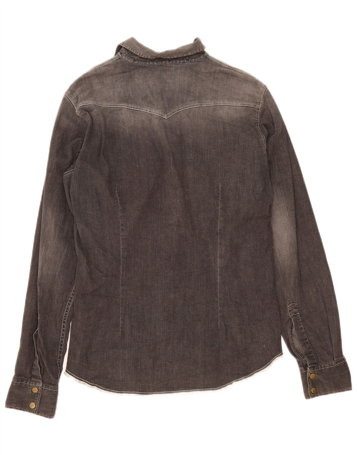 Lee Chemise en Jean XL Gris Coton Homme