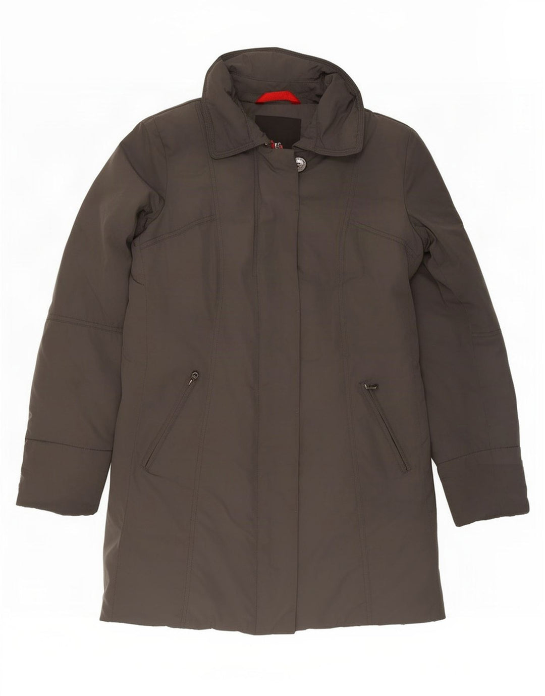 PEUTEREY Manteau Rembourré Femme IT 46 Large Gris Polyester