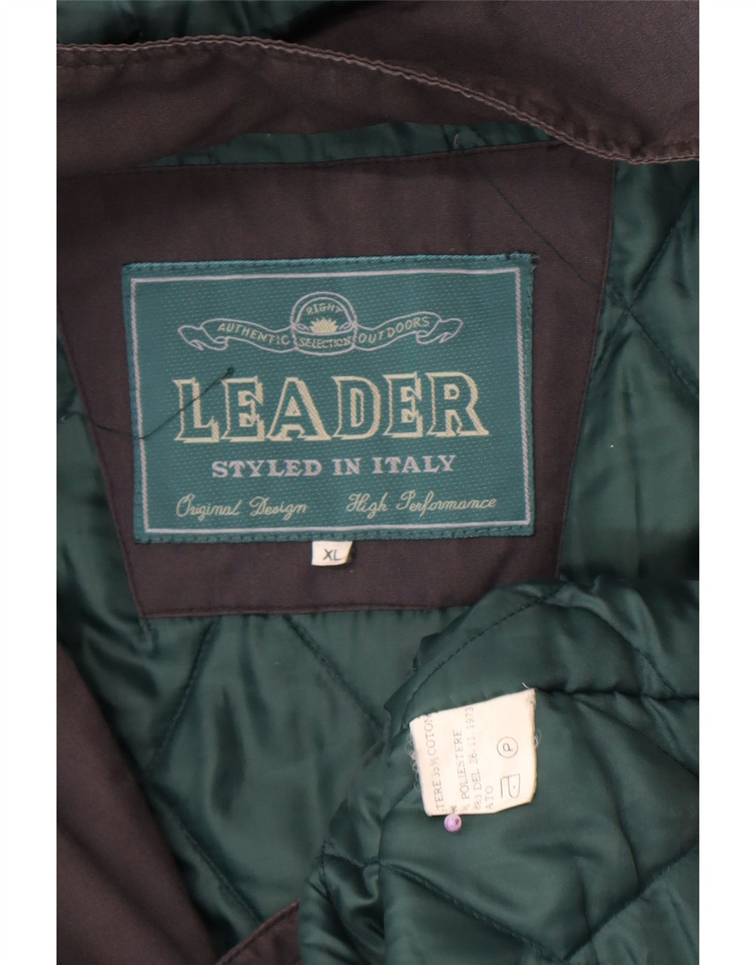 Leader Manteau rembourré à capuche pour homme UK 42 XL Gris Polyester