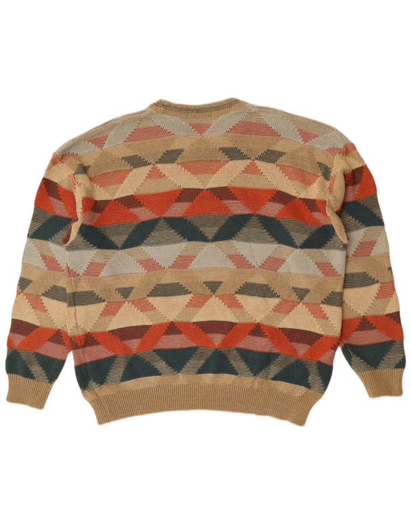 Marks & Spencer Pull col rond pour homme XL multicolore géométrique