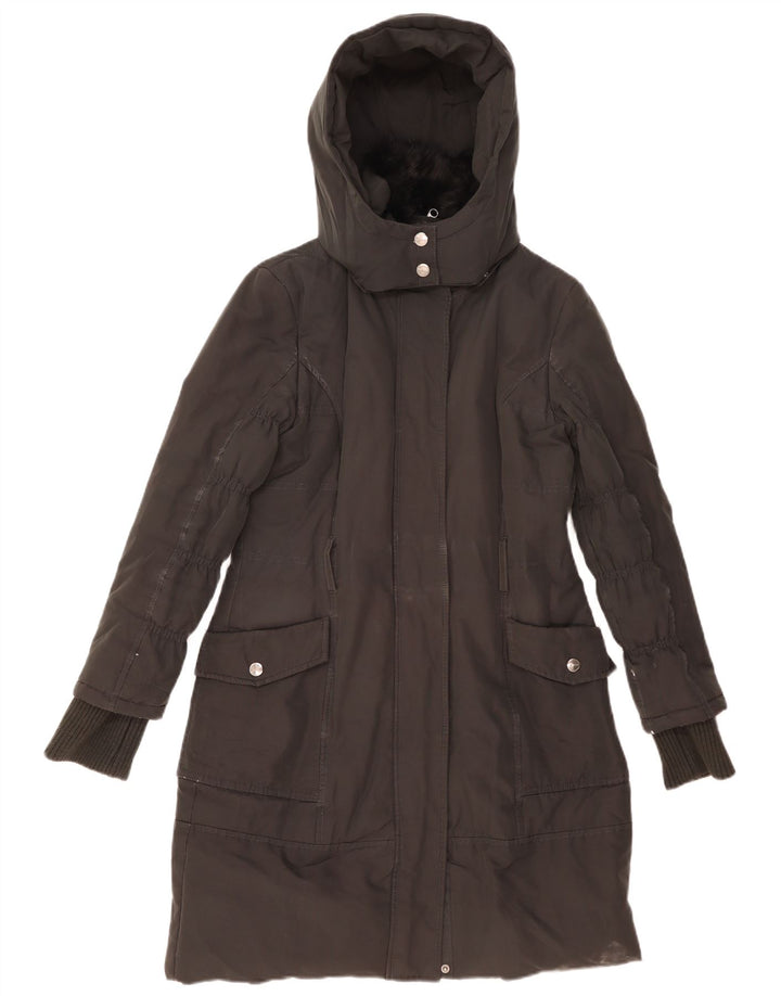 Gas Manteau matelassé à capuche pour femme IT 44 Noir moyen