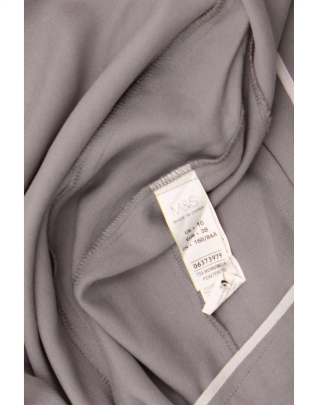 Marks & Spencer Veste blazer ouverte pour femme UK 10 Small Gris Lyocell