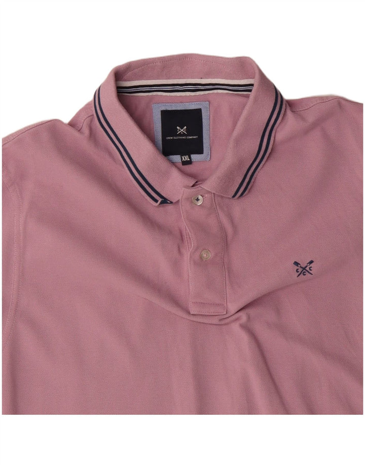 Crew Clothing Polo Homme 2XL Rose Coton
