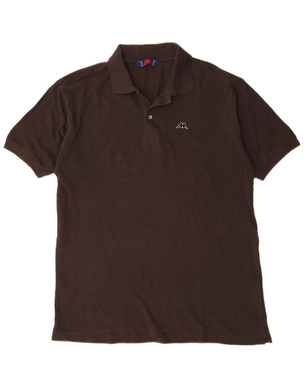 Kappa Polo Homme XL Marron Coton