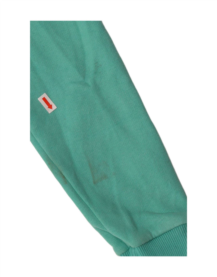 Superdry Pull à capuche pour femme UK 12 en coton turquoise moyen