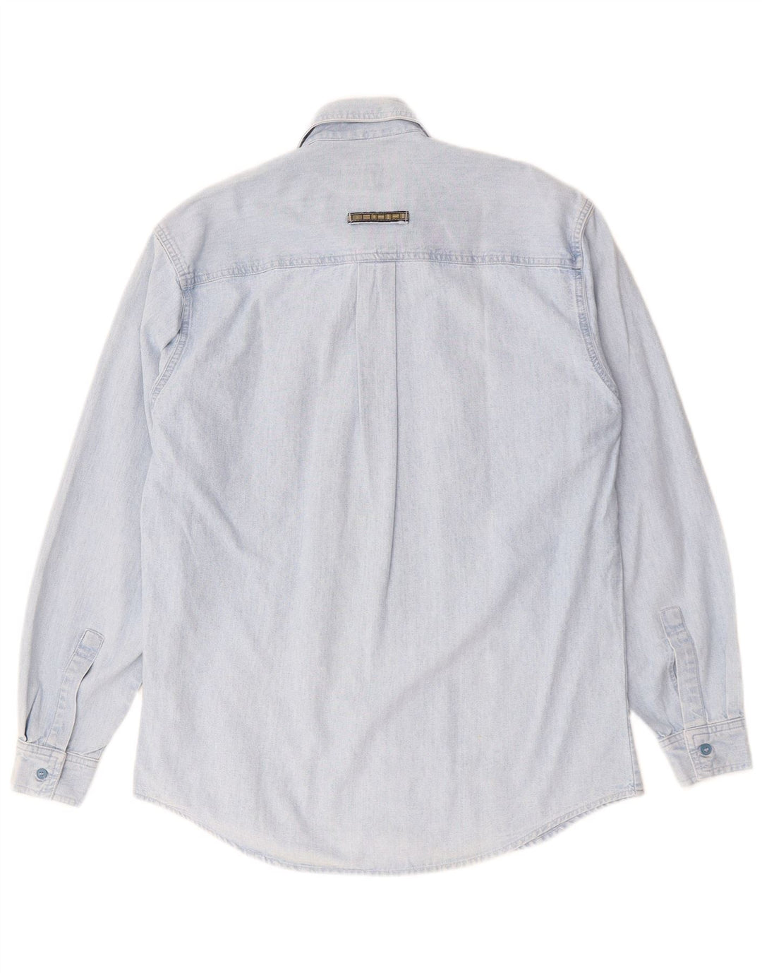 Quarry Chemise En Jean Homme Bleu Moyen Coton
