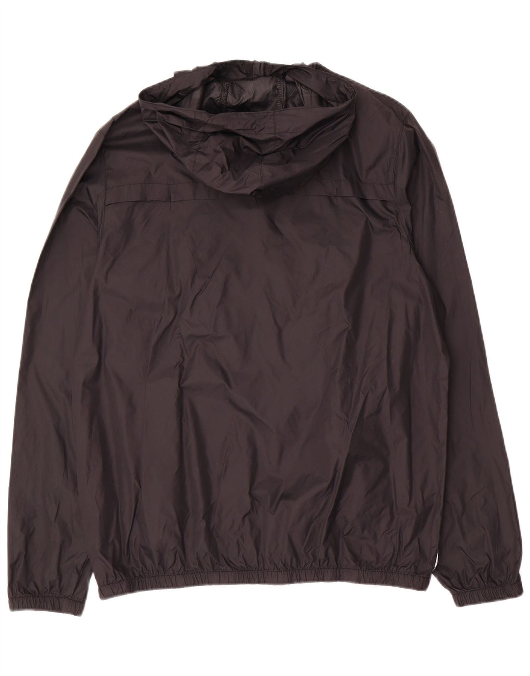 ELLESSE Veste anorak à capuche graphique pour homme UK 40 Large Black Colourblock