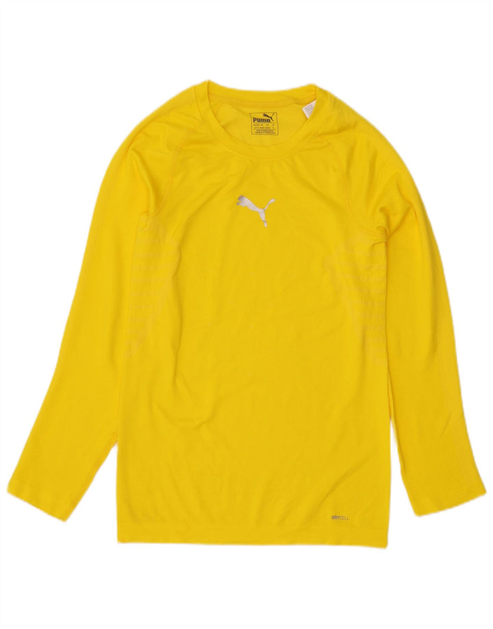 Puma Haut à manches longues pour homme XL Jaune Polyester