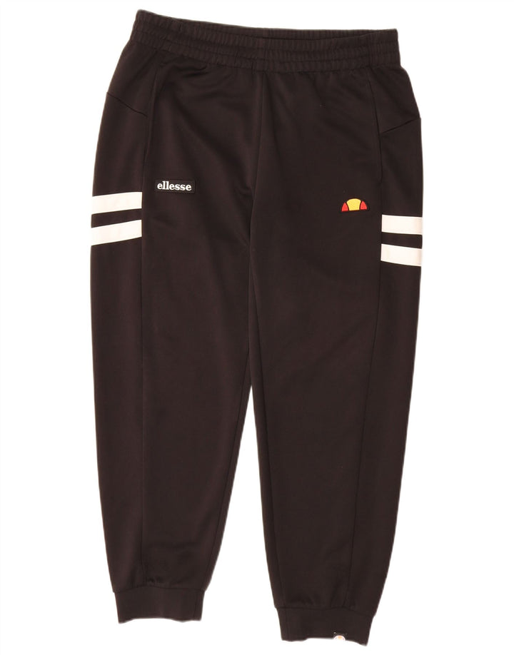 ELLESSE Pantalon de Survêtement Homme Joggers Small Noir Colourblock Polyester