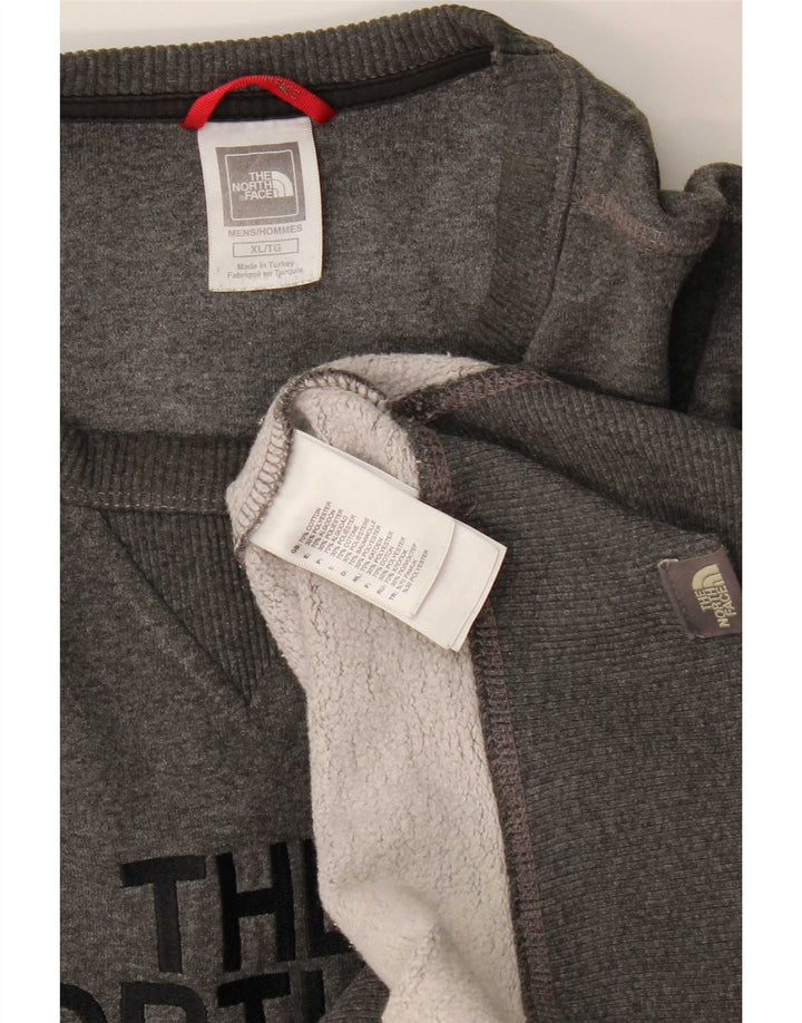The North Face Sweat-shirt graphique pour homme XL Gris Coton