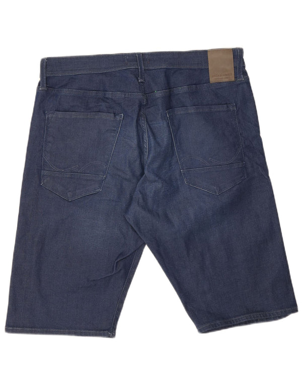 Jack & Jones Short en jean coupe ample pour homme XL W38 Bleu Coton