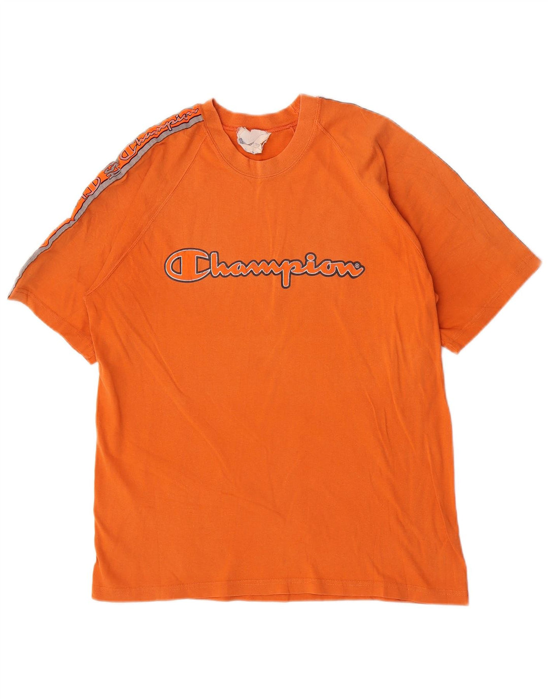 Champion T-Shirt Graphique Homme Orange Moyen Coton