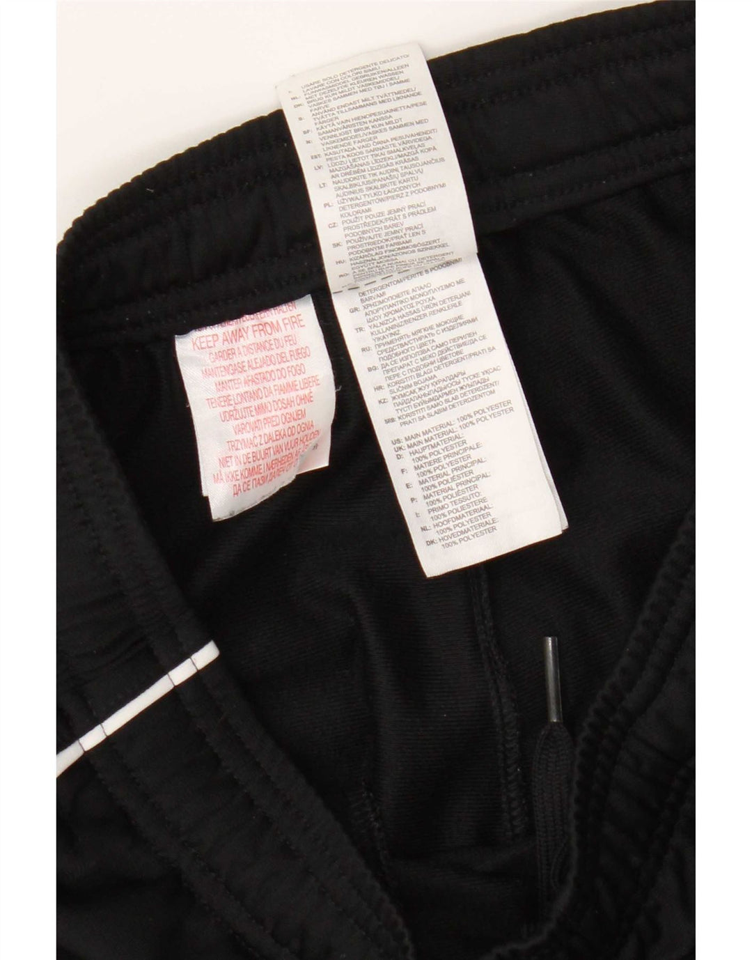 Adidas Pantalon de Survêtement Garçon Joggers 13-14 ans Noir Polyester