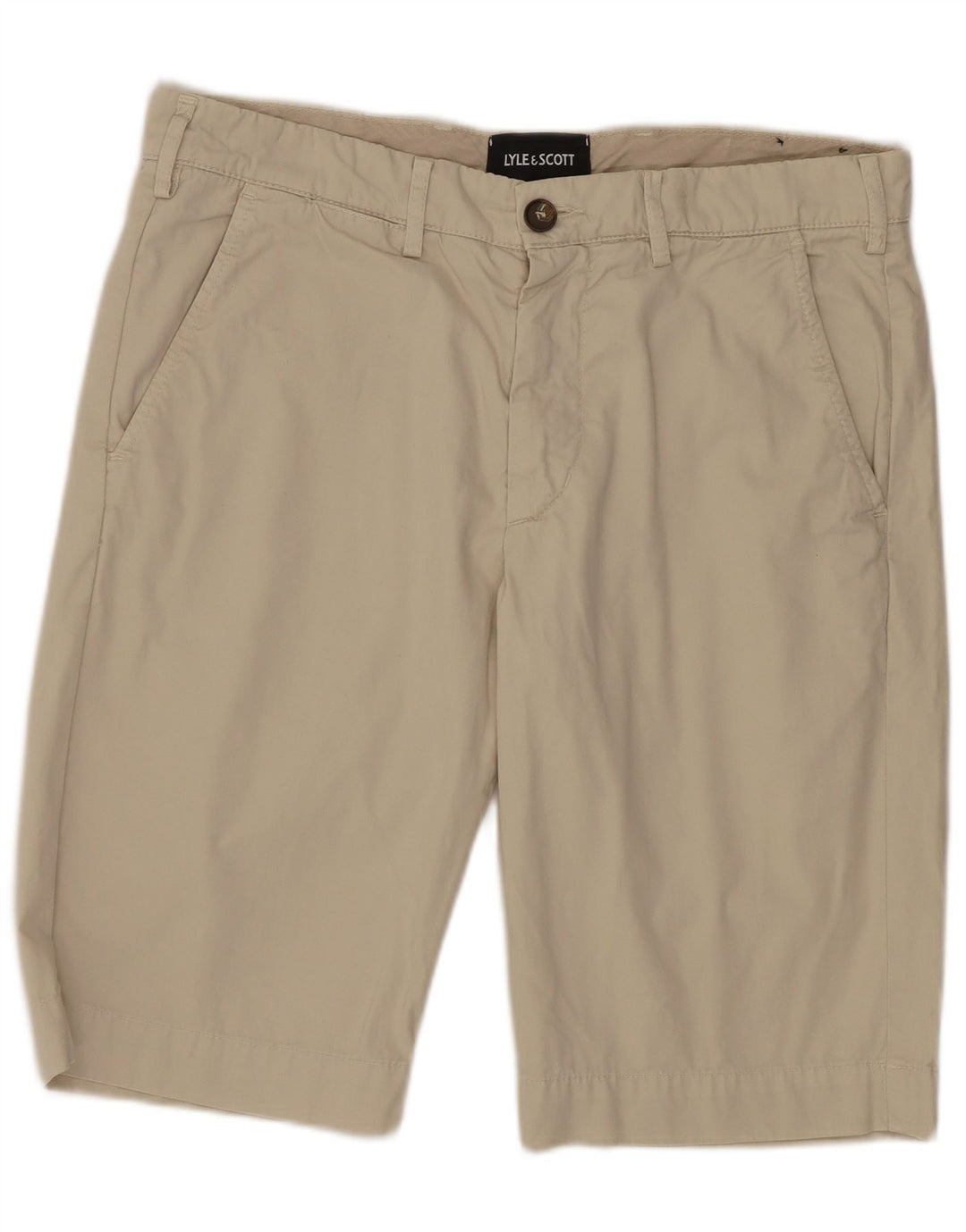 Lyle & Scott Short Chino W31 Homme Beige Moyen