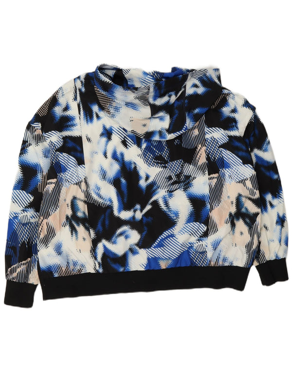 Calvin Klein Veste de survêtement à motif abstrait pour femme UK 10 Small Multi