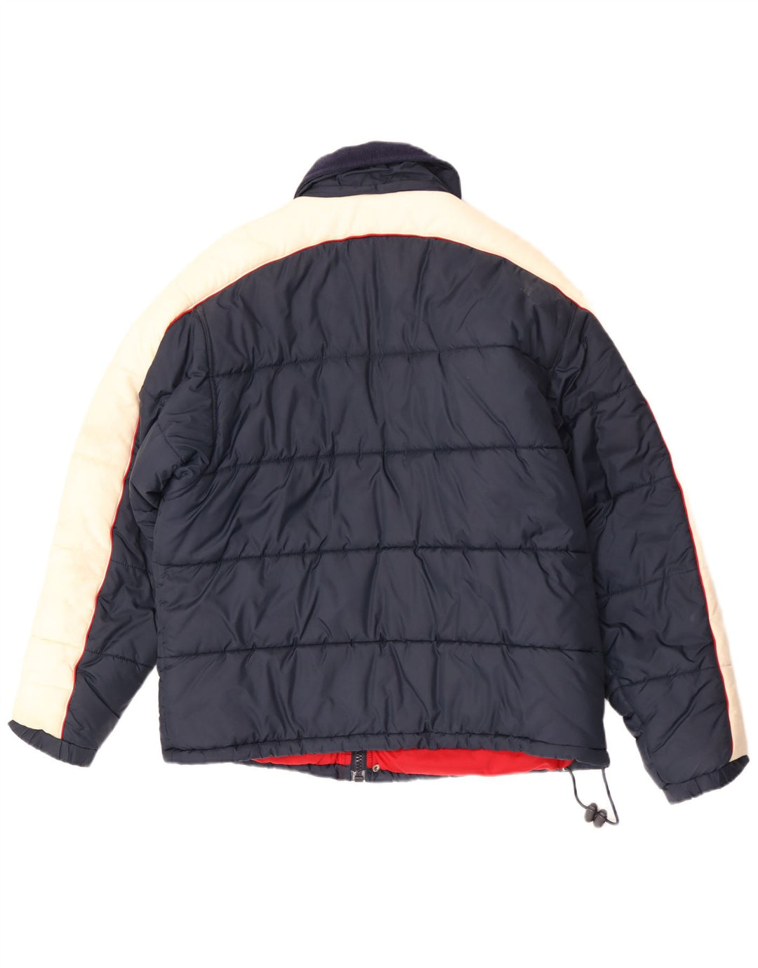 Kickers Veste matelassée pour hommes UK 38 Medium Navy Blue Colourblock Nylon