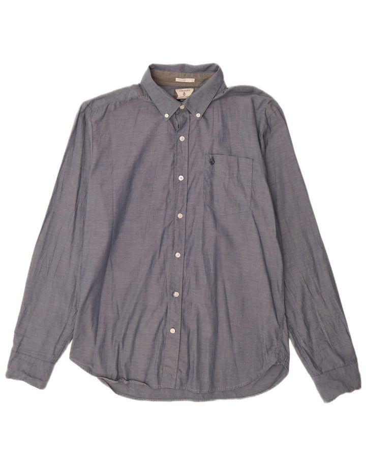 Volcom Chemise Coupe Classique Homme Bleu Moyen Coton