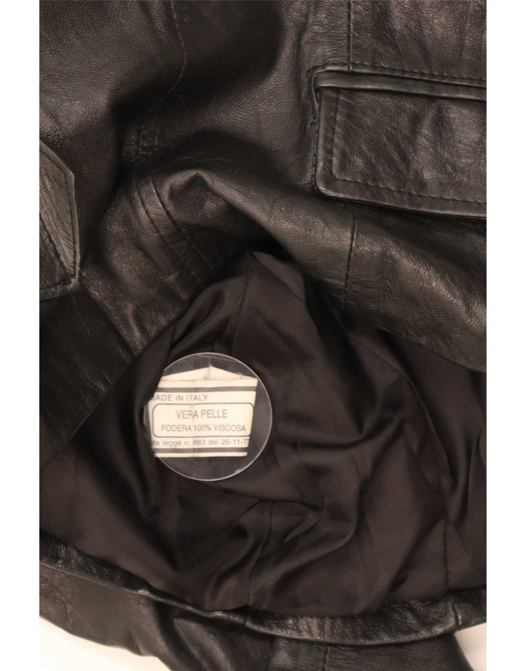 Imperial Veste blazer en cuir à 3 boutons pour femme UK 10 Petit Noir