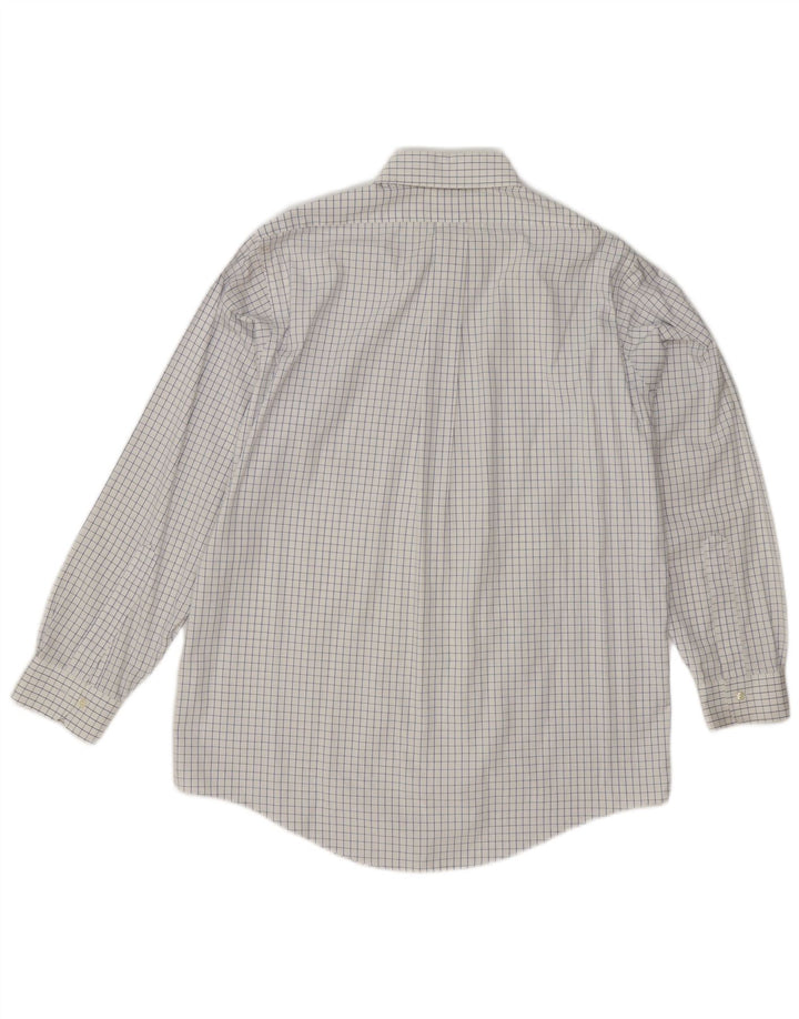 Brooks Brothers Chemise coupe traditionnelle pour homme Taille 15 1/2 Medium White Check
