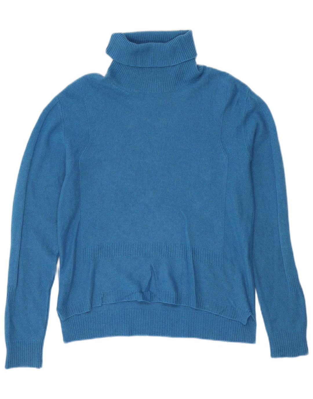 Max & Co. Pull col roulé pour femme UK 12 Bleu moyen Cachemire