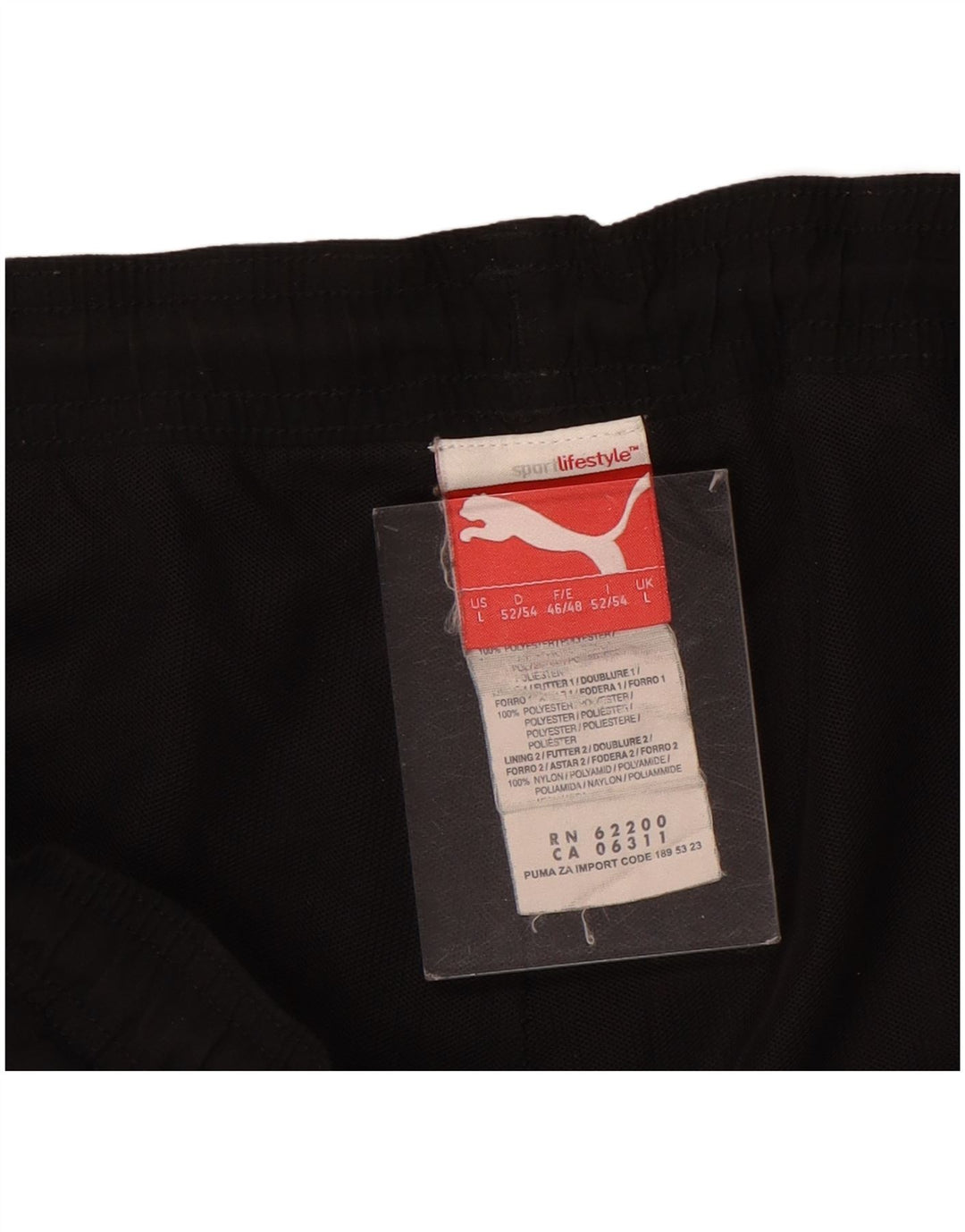 PUMA Pantalon de survêtement pour homme Pantalon de jogging Large Noir Polyester