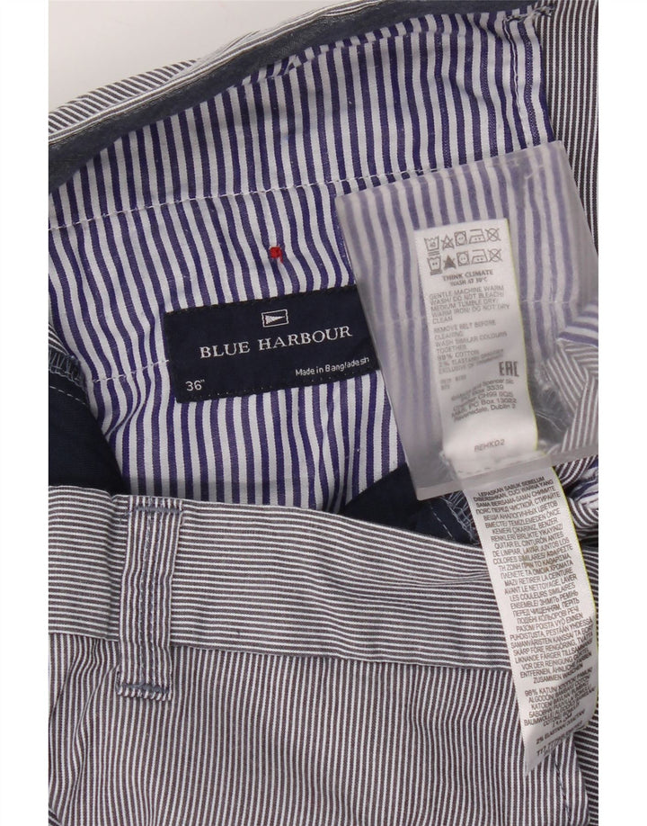 Marks & Spencer Short chino Blue Harbor W36 pour homme, grand bleu marine