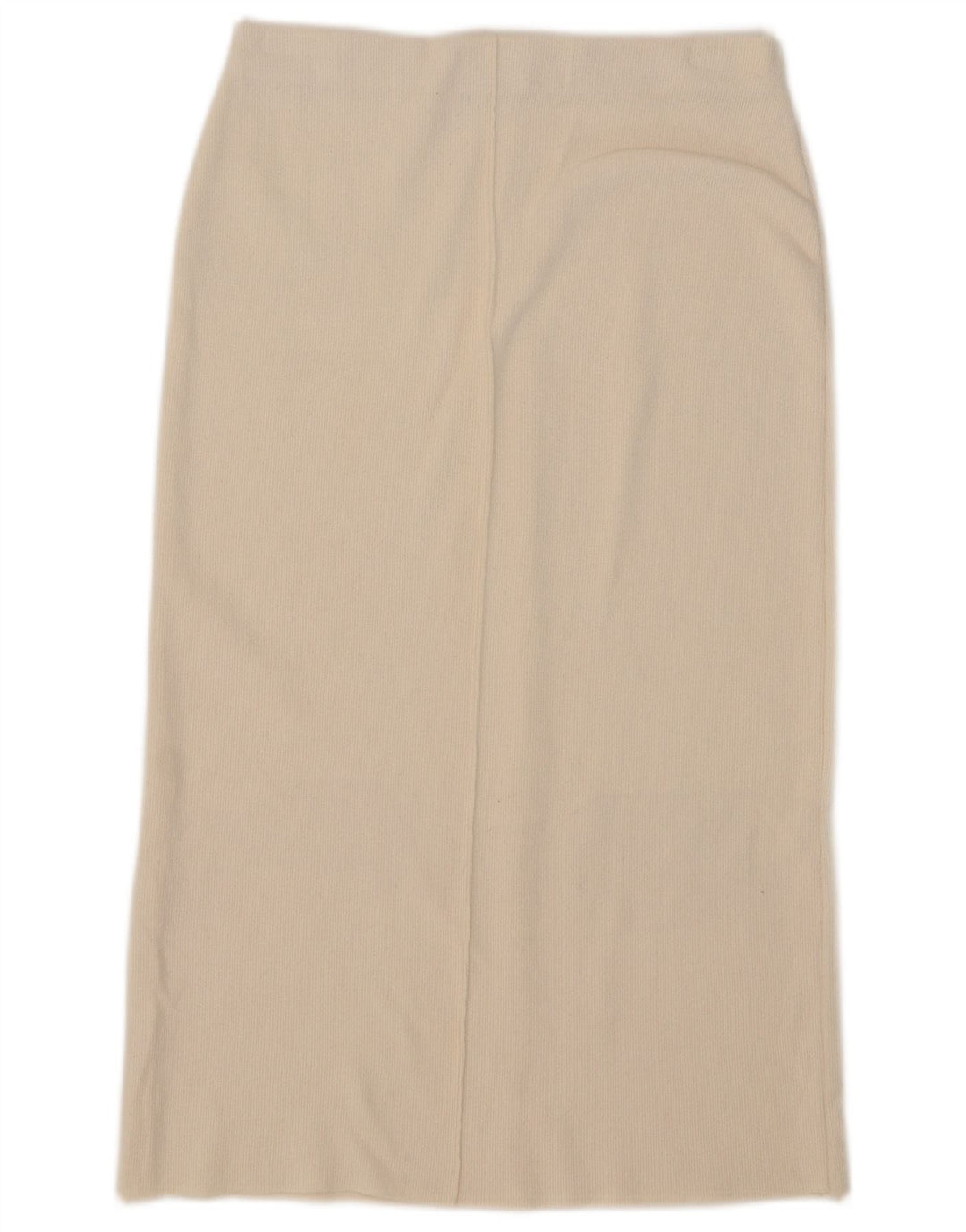 Zara Femme Jupe Midi Medium W28 Blanc Cassé