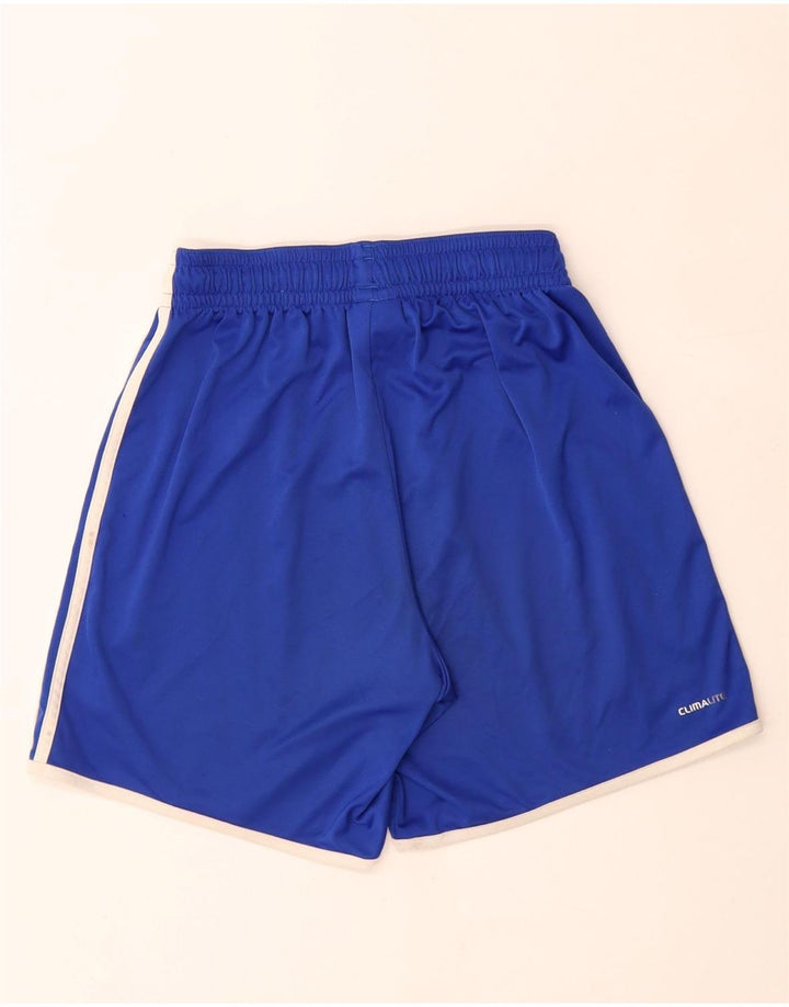 ADIDAS Short de sport Climalite pour garçon 9-10 ans Petit Bleu Polyester
