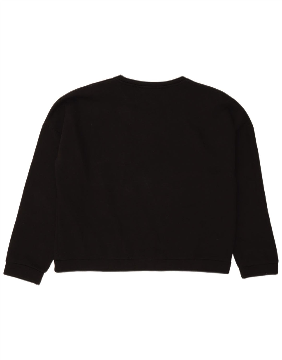 Guess Sweat-shirt court surdimensionné pour femme UK 14 Grand Noir