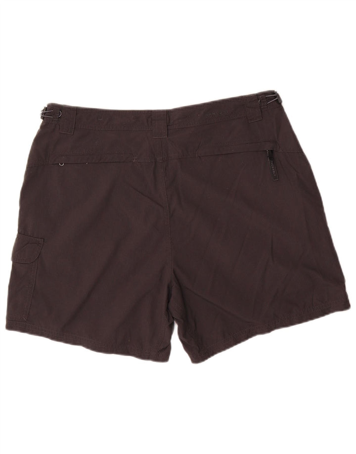 COLUMBIA Short cargo pour femme US 12 Large W32 Nylon noir