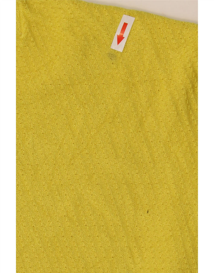 Zara Pull ras du cou pour femme UK 12 Jaune moyen