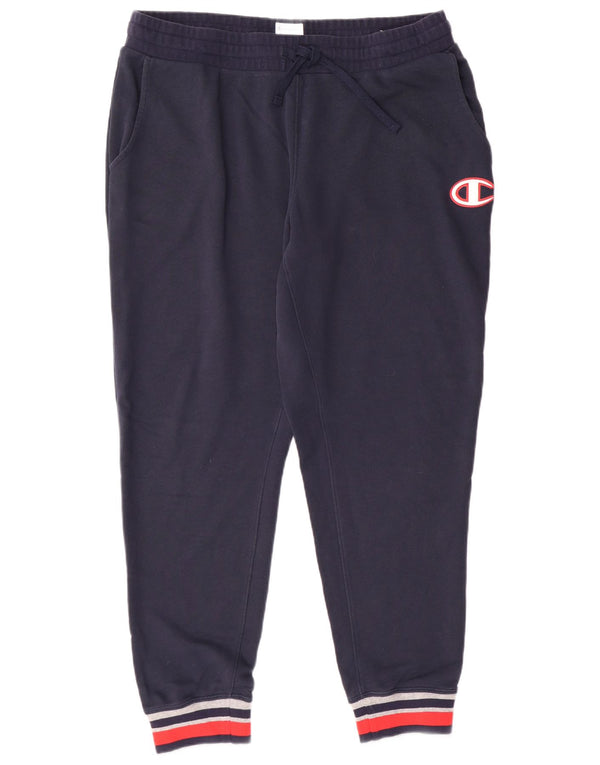 CHAMPION Pantalon de Survêtement Homme Joggers XL Bleu Marine Coton
