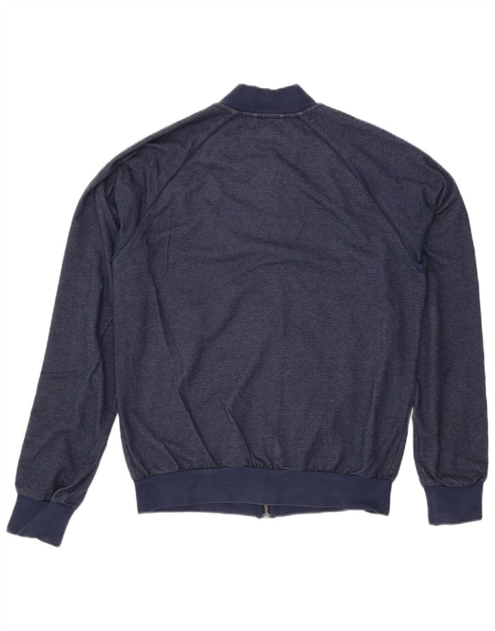 Adidas Veste de survêtement pour homme Bleu marine moyen en coton