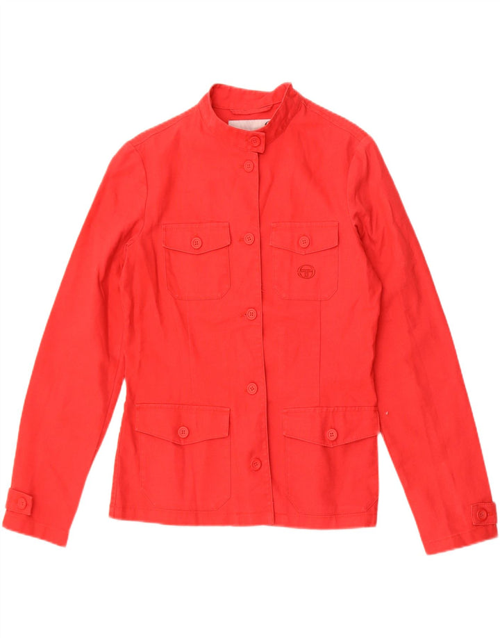 Sergio Tacchini Veste Utilitaire Femme IT 44 Ramie Rouge Moyen