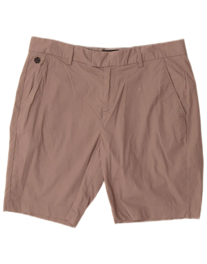 SUPERDRY Short Chino Homme W34 Large Marron Coton