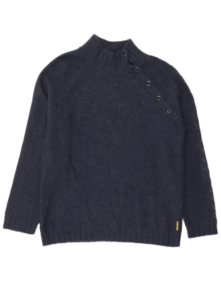 Armani Jeans Pull à col boutonné pour homme 2XL Bleu marine