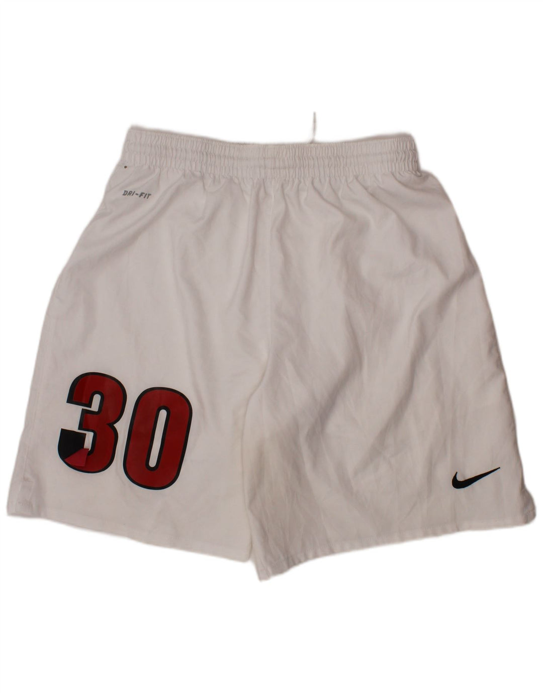 NIKE Short de sport Dri Fit Graphic pour garçon 12-13 ans Grand Blanc Polyester