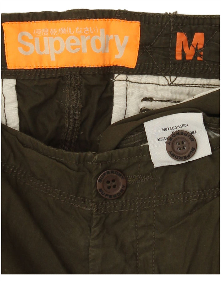 Superdry Short Cargo Moyen W30 Kaki Coton Homme