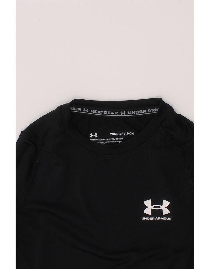 Under Armour Haut à manches longues pour garçon 6-7 ans Petit Noir