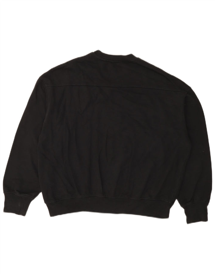 Levi's Sweat-Shirt Oversize Femme UK 6 XS Noir Coton