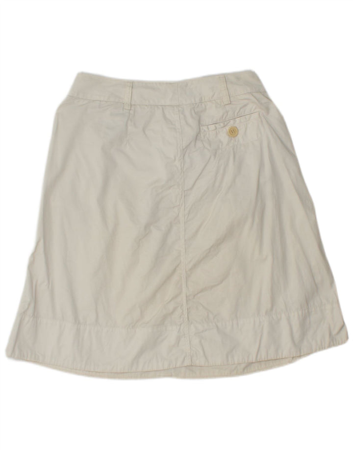 HENRY COTTONS Jupe trapèze pour femme IT 44 Medium W30 Coton blanc