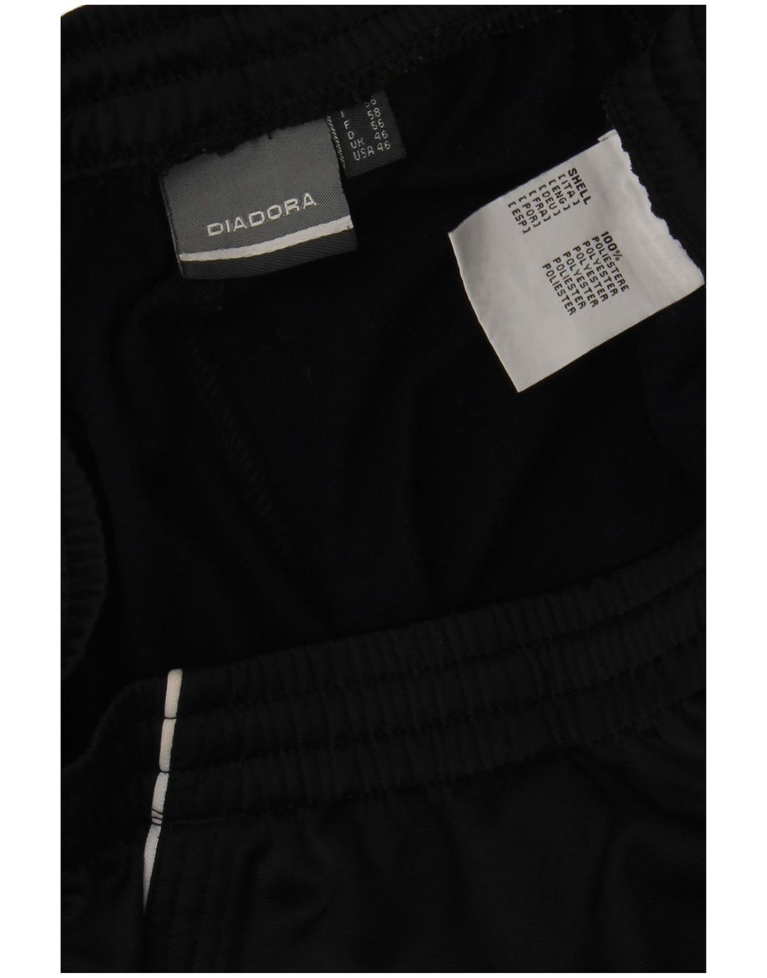 DIADORA Pantalon de Survêtement Homme UK 46 XL Noir Polyester