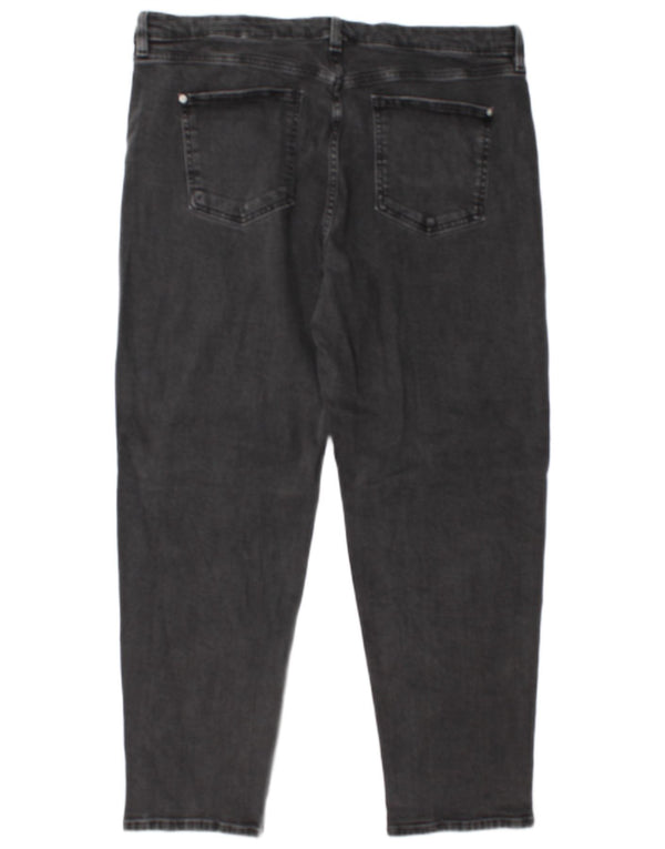 Marks & Spencer Jean fuselé pour femme UK 20 2XL W38 L29 Gris Coton