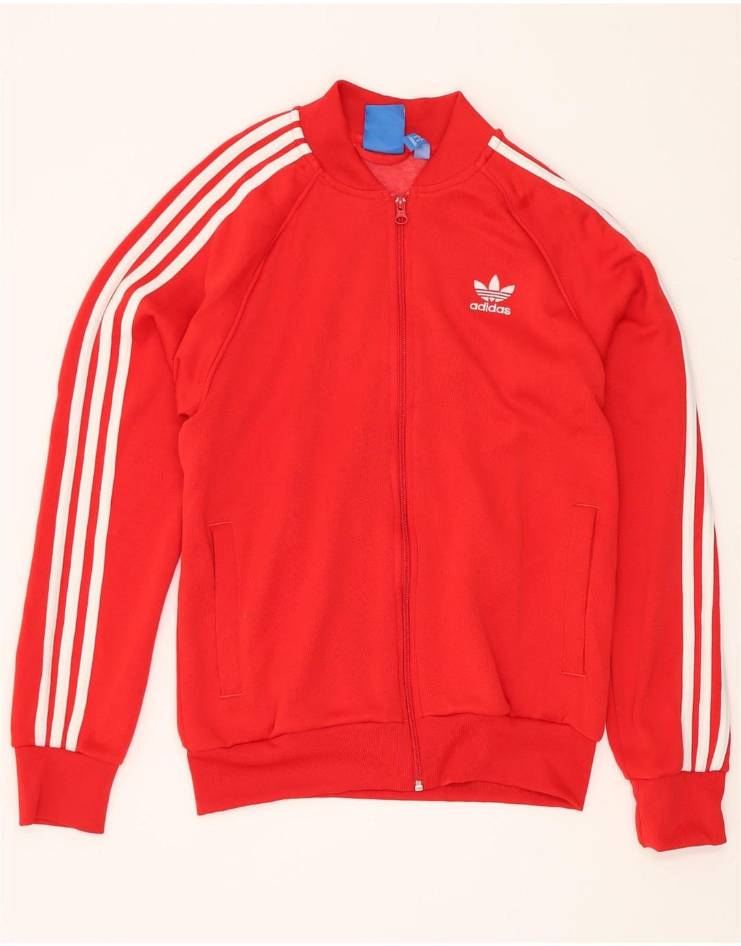Adidas Veste de survêtement pour homme Rouge moyen Polyester