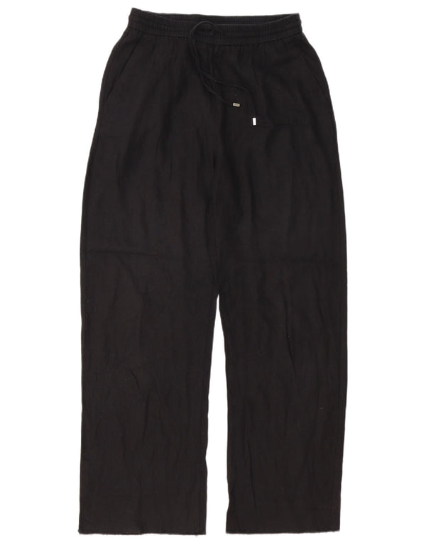 Zara Pantalon de survêtement pour femme UK 12 Medium Noir